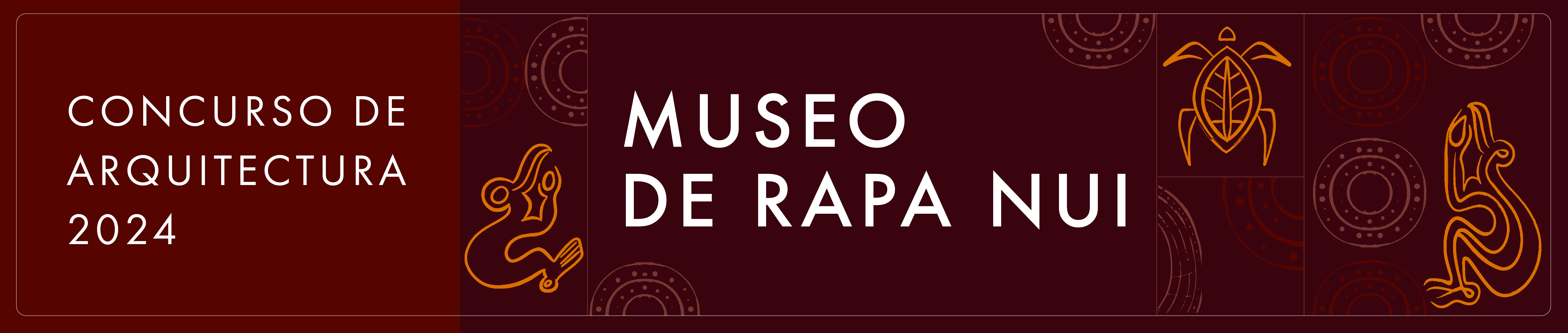 Afiche concurso de arquitectura nuevo museo de Rapa Nui