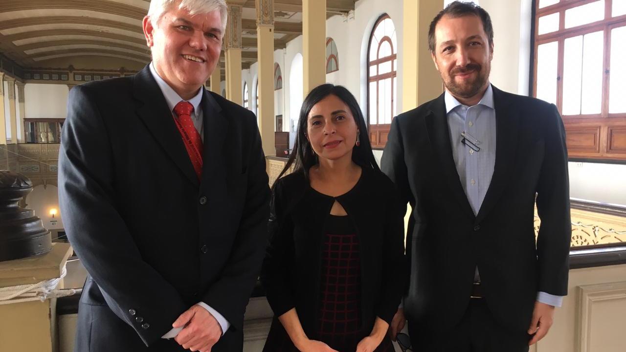 Claudio Gómez, María Isabel Orellana y Carlos Maillet encabezaron esta ceremonia.