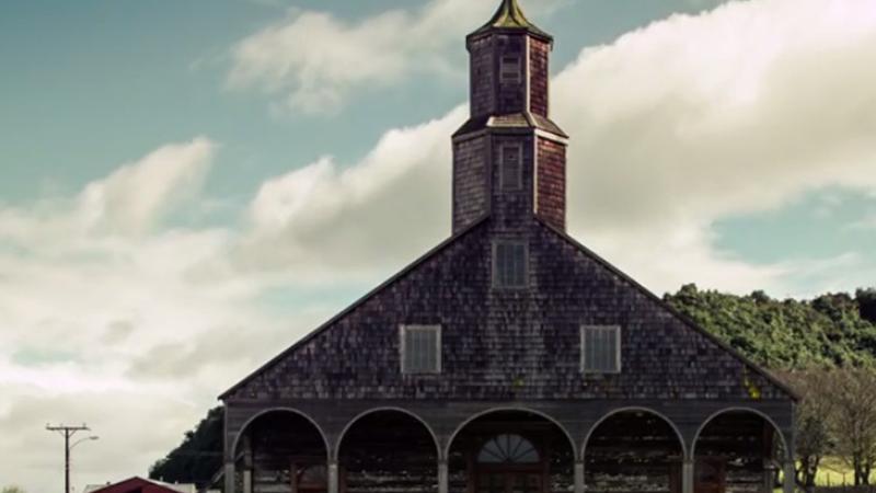 Una de las iglesias de Chiloé, Patrimonio de la Humanidad.