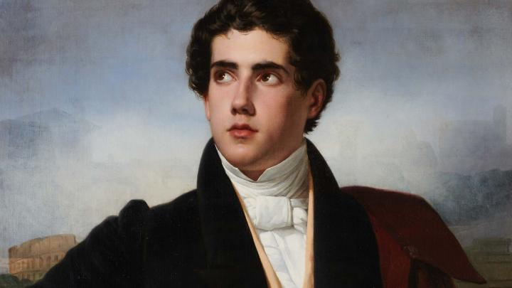 Retrato de José Manuel Ramírez Rosales, realizado por el pintor Raymond Monvoisin (1825). Col. MNBA.