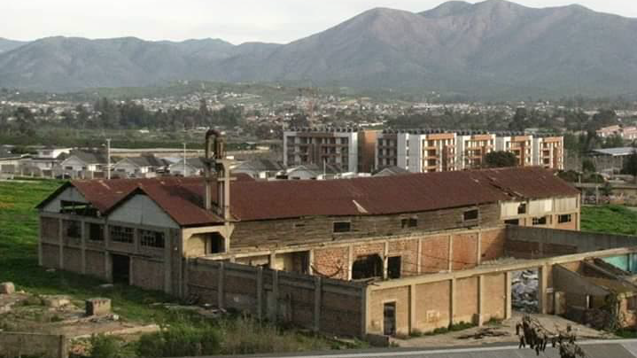 Imagen de la Ex Conservera Parma de Limache antes de su demolición