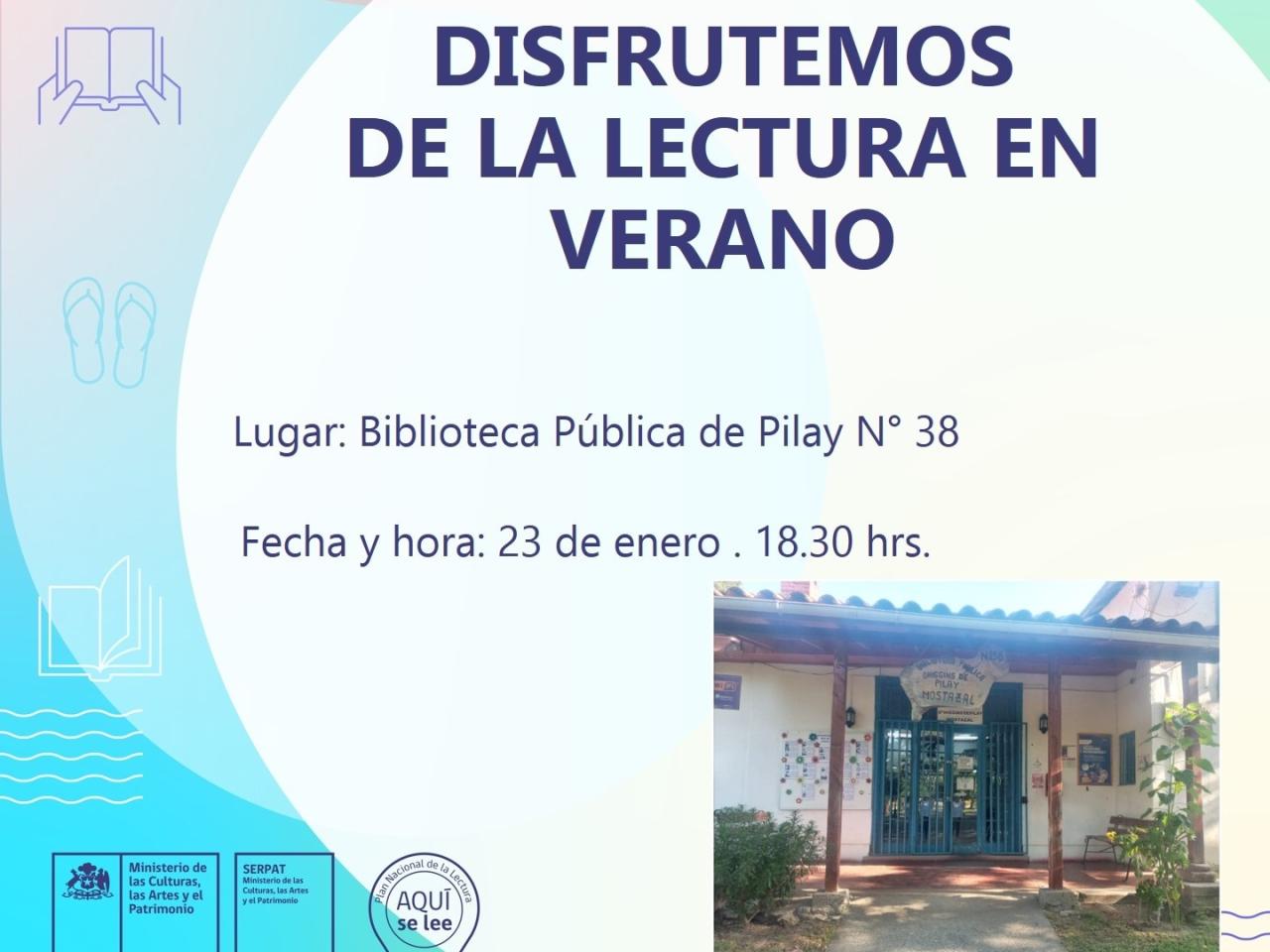 Inauguración Biblioverano en O'Higgins de Pilay