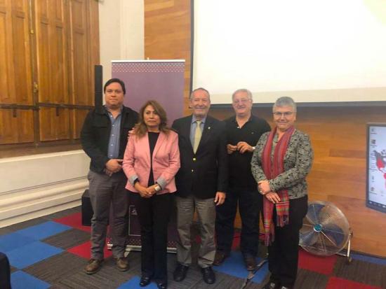 Directiva ALA, en encuentro realizado en Chile en abril de 2019.