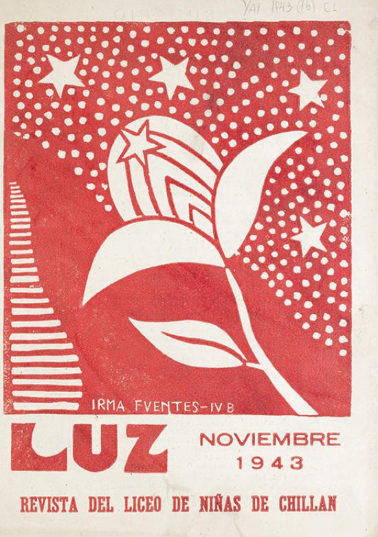 Detalle de la edición N° 16 de la revista Luz del Liceo de Niñas de Chillán. Año 1943.