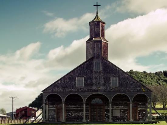 Una de las iglesias de Chiloé, Patrimonio de la Humanidad.
