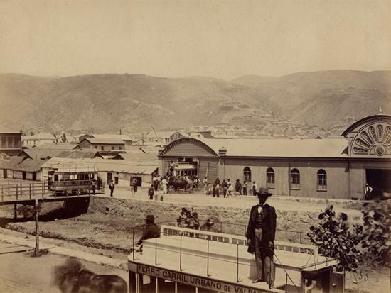 Garreaud &amp; Cía. Ferrocarril urbano. Valparaíso, sin fecha.