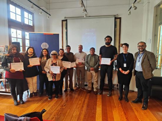 Participantes del concurso literario