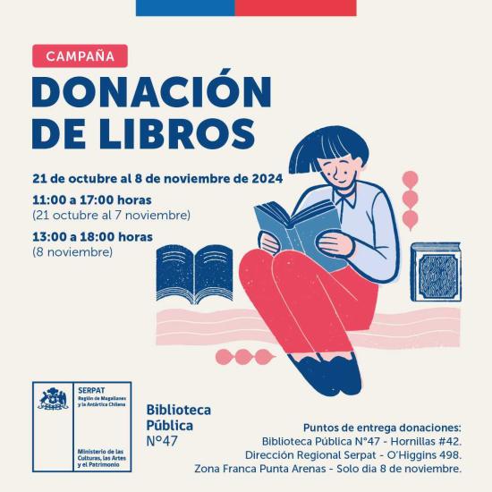 Biblioteca Pública N°47 del Serpat invita a donar libros infantiles y juveniles